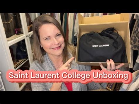 ysl charron blue|Saint Laurent College Unboxing Video .